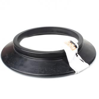 Rubber protection collar for the pole